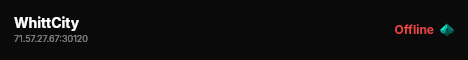 WhittCity live status badge