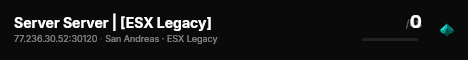 Server Server | [ESX Legacy] live status badge