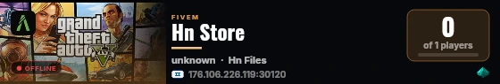 Hn Store live status badge