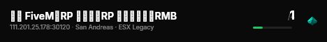 雷城 FiveM轻RP 打造公平RP 美金无线兑换RMB live status badge