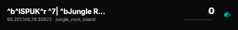 ^b^lSPUK^r ^7| ^bJungle Rock Island ^7| ^b2 Vehicles ^7| ^bVanilla live status badge