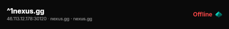 ^1nexus.gg live status badge