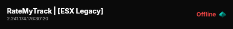 RateMyTrack | [ESX Legacy] live status badge
