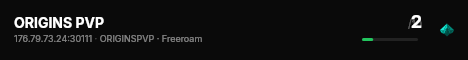 ORIGINS PVP live status badge