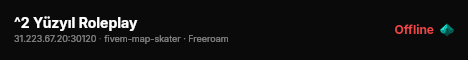 ^2 Yüzyıl Roleplay live status badge
