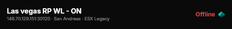 Las vegas RP WL - ON live status badge