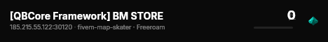 [QBCore Framework] BM STORE live status badge