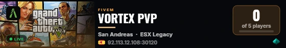 VORTEX PVP live status badge
