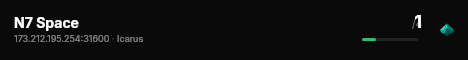 N7 Space live status badge
