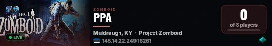 PPA live status badge