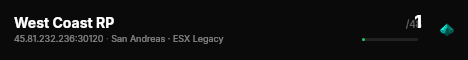 West Coast RP live status badge