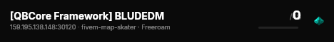 [QBCore Framework] BLUDEDM live status badge