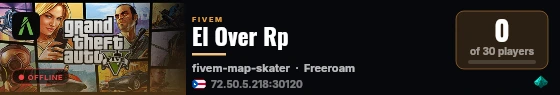 El Over Rp live status badge