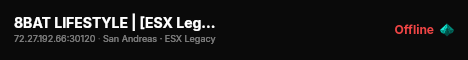 8BAT LIFESTYLE | [ESX Legacy] live status badge