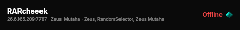 RARcheeek live status badge