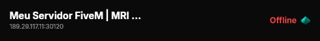 Meu Servidor FiveM | MRI Qbox live status badge