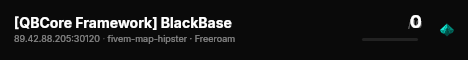 [QBCore Framework] BlackBase live status badge
