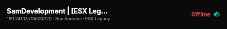 SamDevelopment | [ESX Legacy] live status badge
