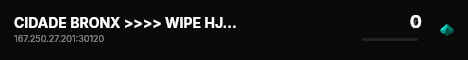 CIDADE BRONX >>>> WIPE HJ 24-SET<<<< live status badge