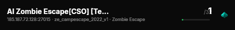 AI Zombie Escape[CSO] [Teszt] live status badge
