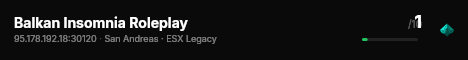 Balkan Insomnia Roleplay live status badge