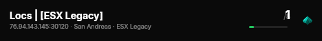 Locs | [ESX Legacy] live status badge