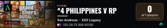 ^4 PHILIPPINES V RP live status badge