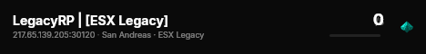 LegacyRP | [ESX Legacy] live status badge