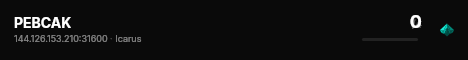PEBCAK live status badge
