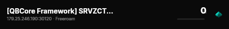 [QBCore Framework] SRVZCTKZKMKZE live status badge