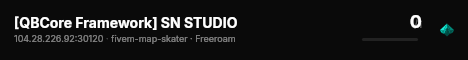 [QBCore Framework] SN STUDIO live status badge