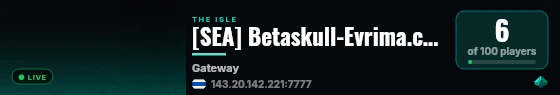 [SEA] Betaskull-Evrima.com / Semi-Realism / x2 / Voice live status badge