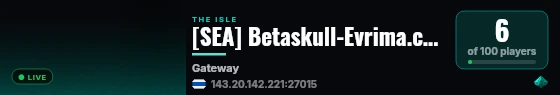 [SEA] Betaskull-Evrima.com / Semi-Realism / x2 / Voice live status badge