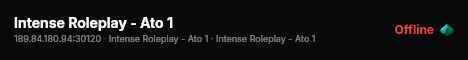 Intense Roleplay - Ato 1 live status badge