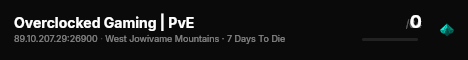 Overclocked Gaming | PvE live status badge