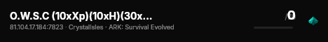 O.W.S.C (10xXp)(10xH)(30xT) Crystal Isles - (v361.7) live status badge