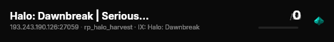 Halo: Dawnbreak | Serious Text only | gg/cXETfE337q live status badge
