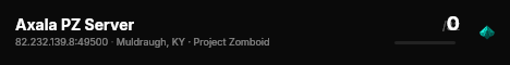 Axala PZ Server live status badge