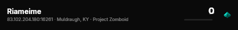 Riameime live status badge