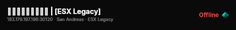 中文角色扮演服务器 | [ESX Legacy] live status badge