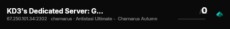KD3's Dedicated Server: Georgian Crisis live status badge