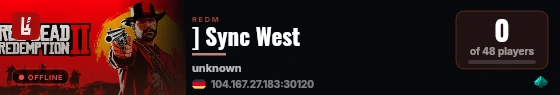 ] Sync West live status badge