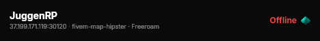 JuggenRP live status badge