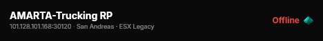 AMARTA-Trucking RP live status badge