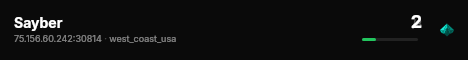 Sayber live status badge
