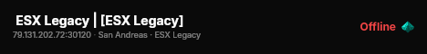  ESX Legacy | [ESX Legacy] live status badge