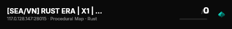 [SEA/VN] RUST ERA | X1 | PvPvE | Việt Nam | NoRaidOff live status badge