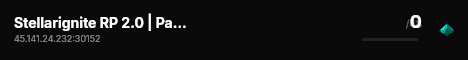 Stellarignite RP 2.0 | Partner Server live status badge