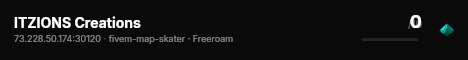 [FiveM Basic Server] ITZIONS Designs live status badge