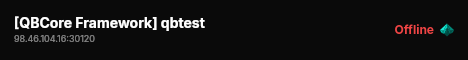 [QBCore Framework] qbtest live status badge
